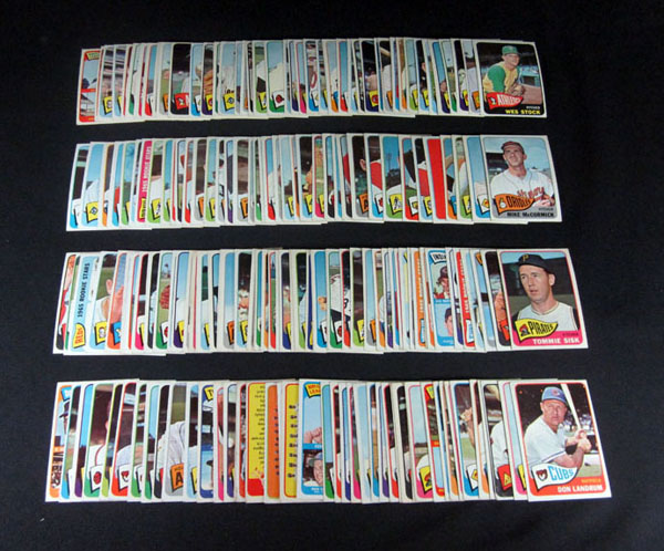 1965 Topps Baseball Starter Set 199 Diff Avg EX BV $1179 Mets Downing 