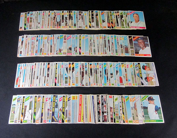 1966 Topps Baseball Starter Set (320 Diff) Avg Vg BV $2425 * Clemente 