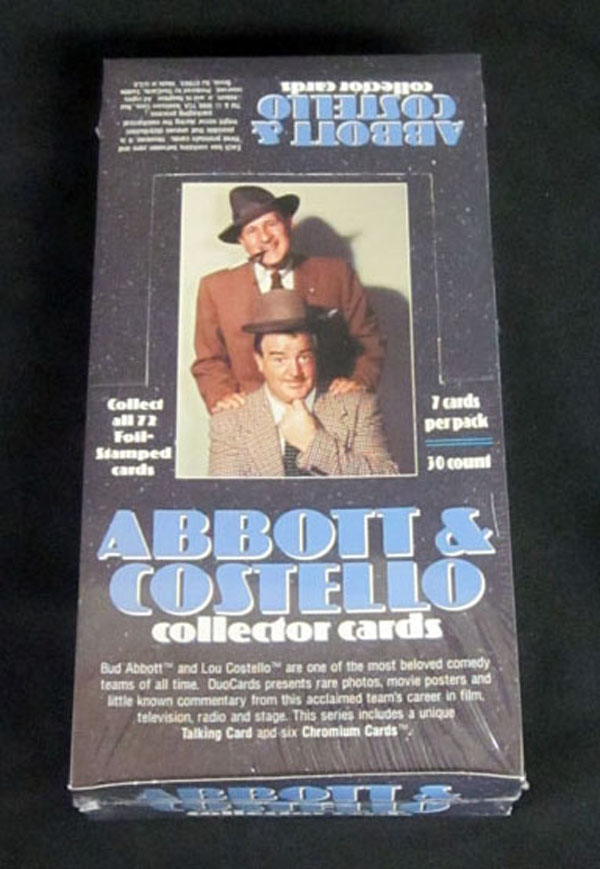 1996 Abbott & Costello Trading Card Box 30 Packs  